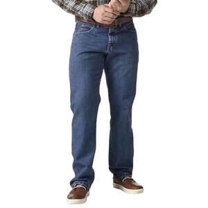 NWOT Wrangler Rugged Wear Relaxed Fit Jean in Antique Indigo